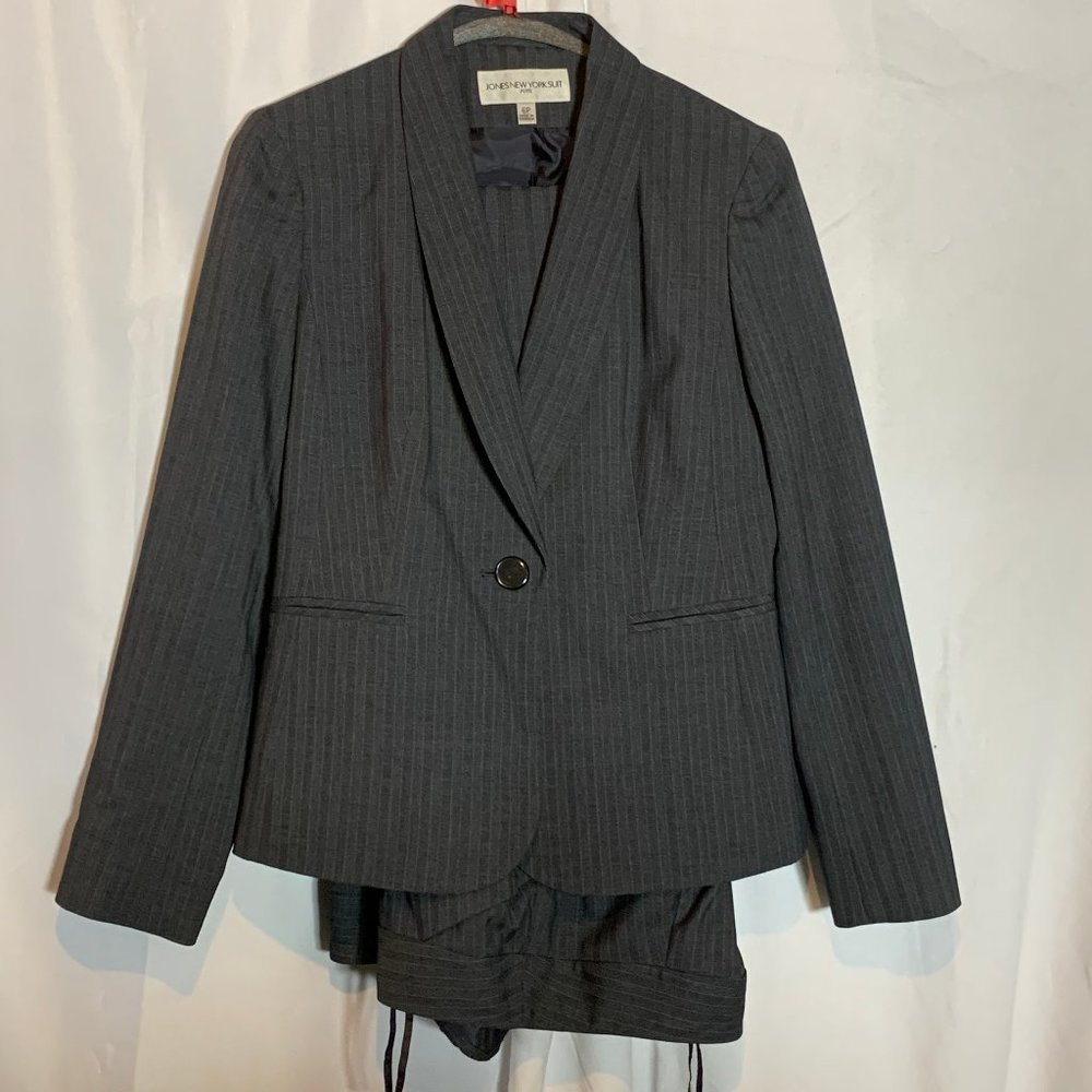 Jones New York Suit 6P Petites Women single-button